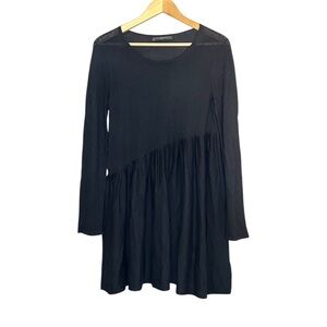 Peruvian Connection Asymmetrical Waist Sweater Cotton/Modal Dress